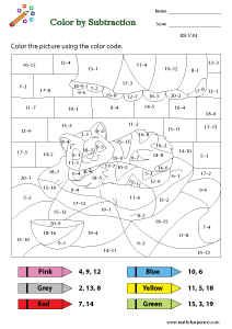 Subtraction Activity Worksheets