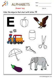 Alphabet Coloring Activity