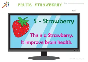 Fruits Worksheets