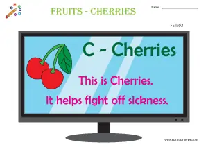 Fruits Worksheets