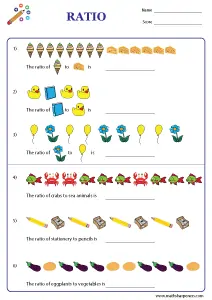 Ratio Worksheets