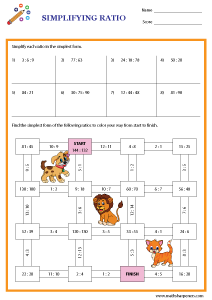 Ratio Worksheets