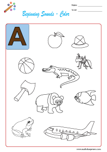 Phonics Worksheets