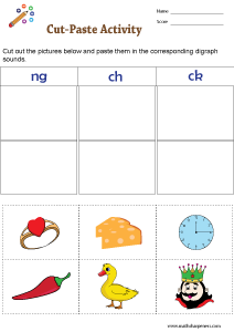 Digraph and Trigraph Worksheets