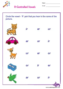 R Controlled Vowels