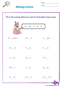 R Controlled Vowels