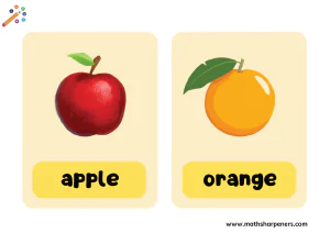 Fruits Flash Cards