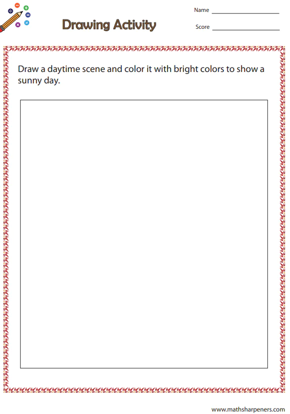 Day and Night Worksheets