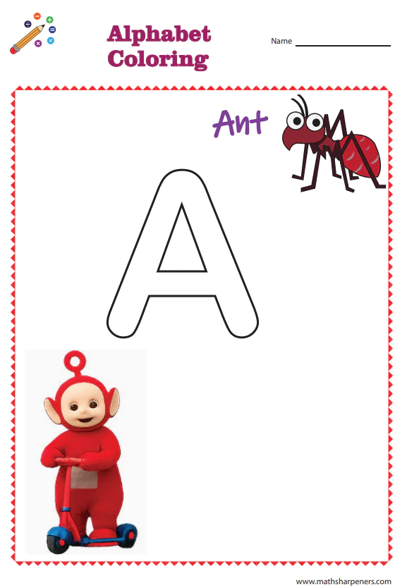 Alphabet Coloring Worksheets