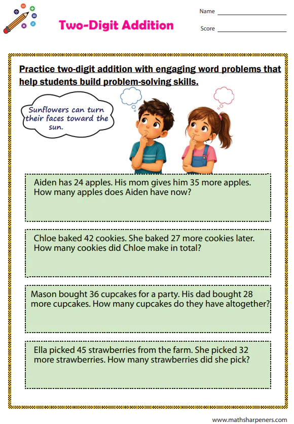 Addition Word Problems