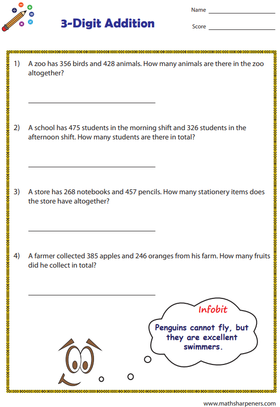 Addition Word Problems
