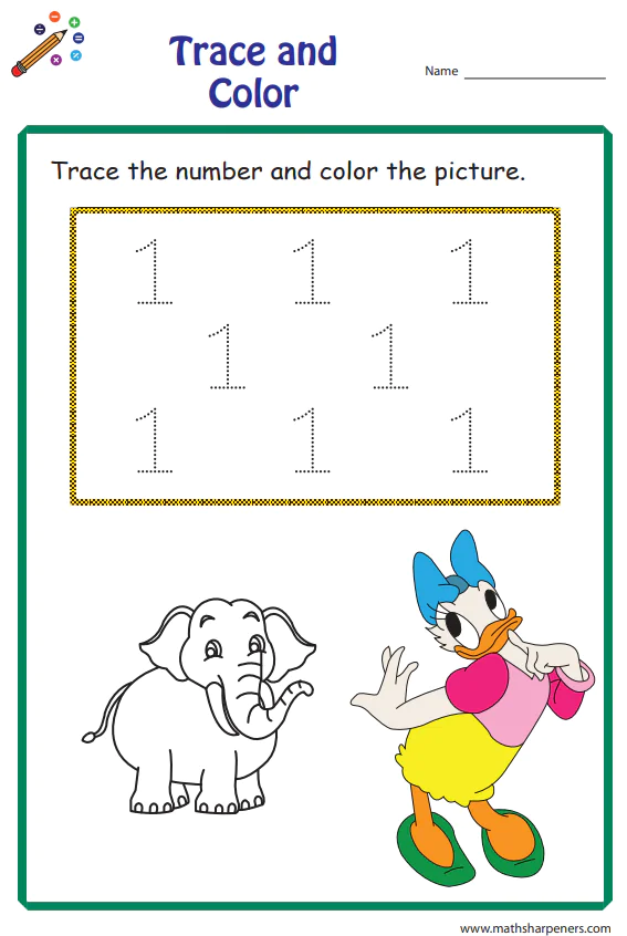 Number Tracing Worksheets
