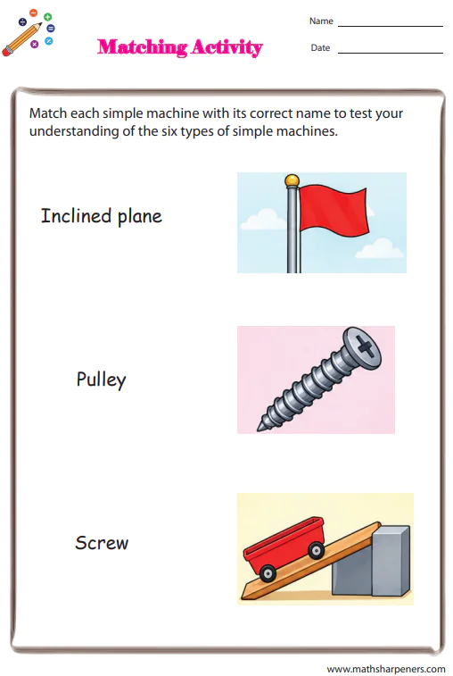 Simple Machines Worksheets