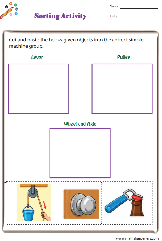 Simple Machines Worksheets