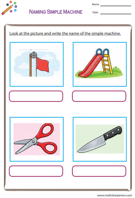 Simple Machines Worksheets